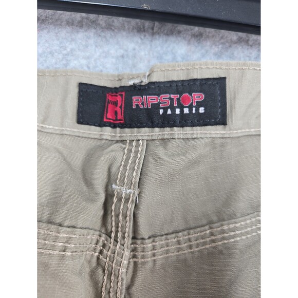 NEW Riggs Workwear by Wrangler Carpenter Pants Rip Stop 42x30 Grey-ish Khaki - Picture 6 of 8